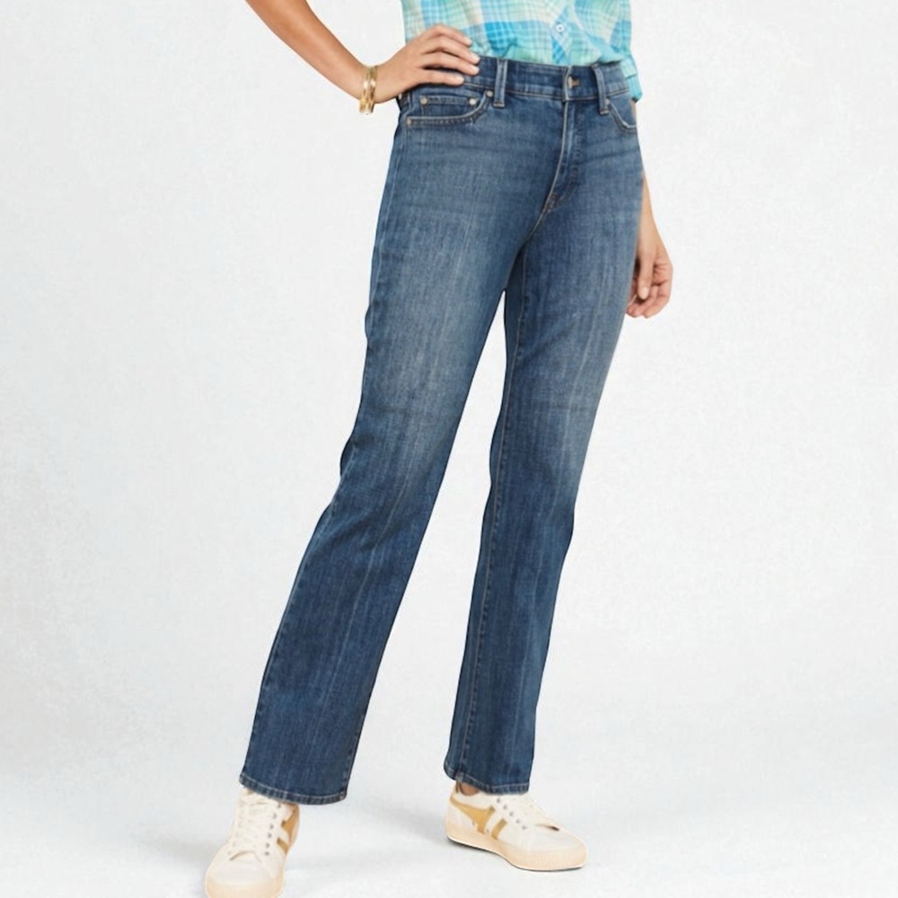 Talbots Mid Rise Straight Leg Jeans Size 4P